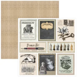 CIAO BELLA  - 12 x 12  Patterns Pad - Typographic
