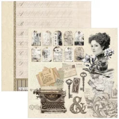 CIAO BELLA  - 12 x 12 Typographic Paper pad