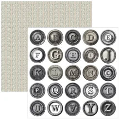 CIAO BELLA  - Fussy cut pad 6x6 - Typographic