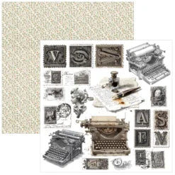 CIAO BELLA  - Fussy cut pad 6x6 - Typographic