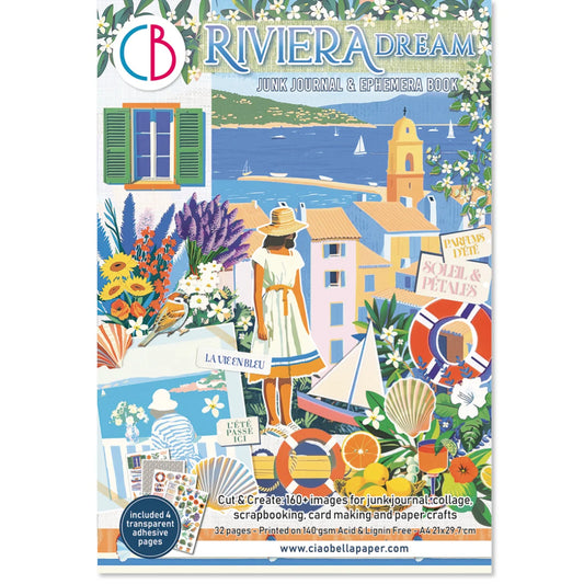 CIAO BELLA -Junk Journal & Ephemera Book - Riviera Dream
