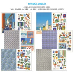CIAO BELLA -Junk Journal & Ephemera Book - Riviera Dream