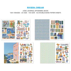 CIAO BELLA -Junk Journal & Ephemera Book - Riviera Dream