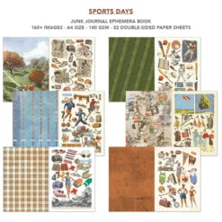 CIAO BELLA -Junk Journal & Ephemera Book - Sports Days
