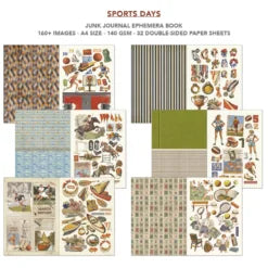 CIAO BELLA -Junk Journal & Ephemera Book - Sports Days