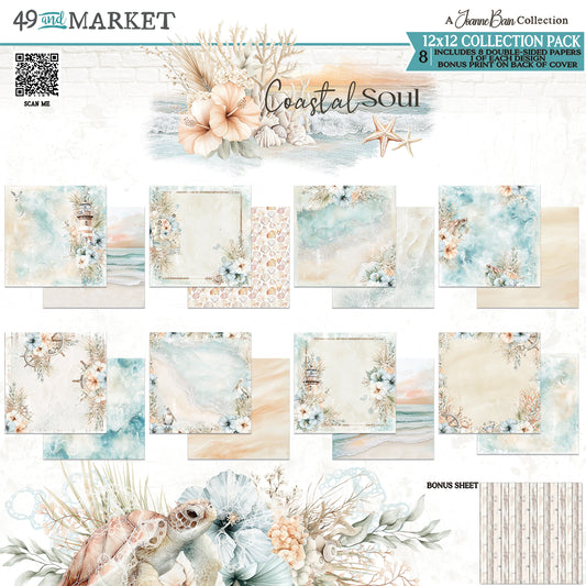 49 and Market - 12 x 12 paper pack - Coastal Soul