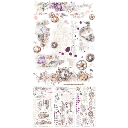 49 and Market - Rub On Transfers - Echoes of Time - 3 Sheets