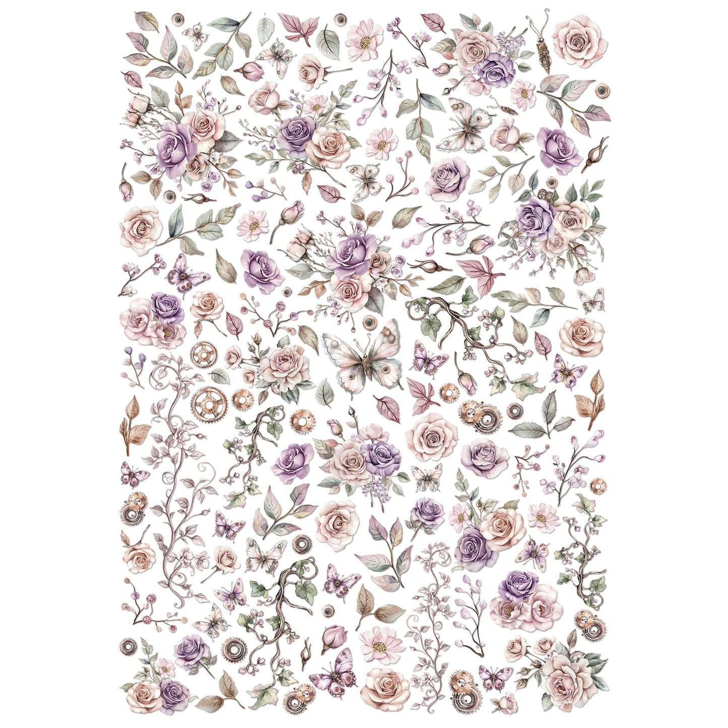 49 and Market - Laser Cut elements - Echoes of Time -  141 pieces