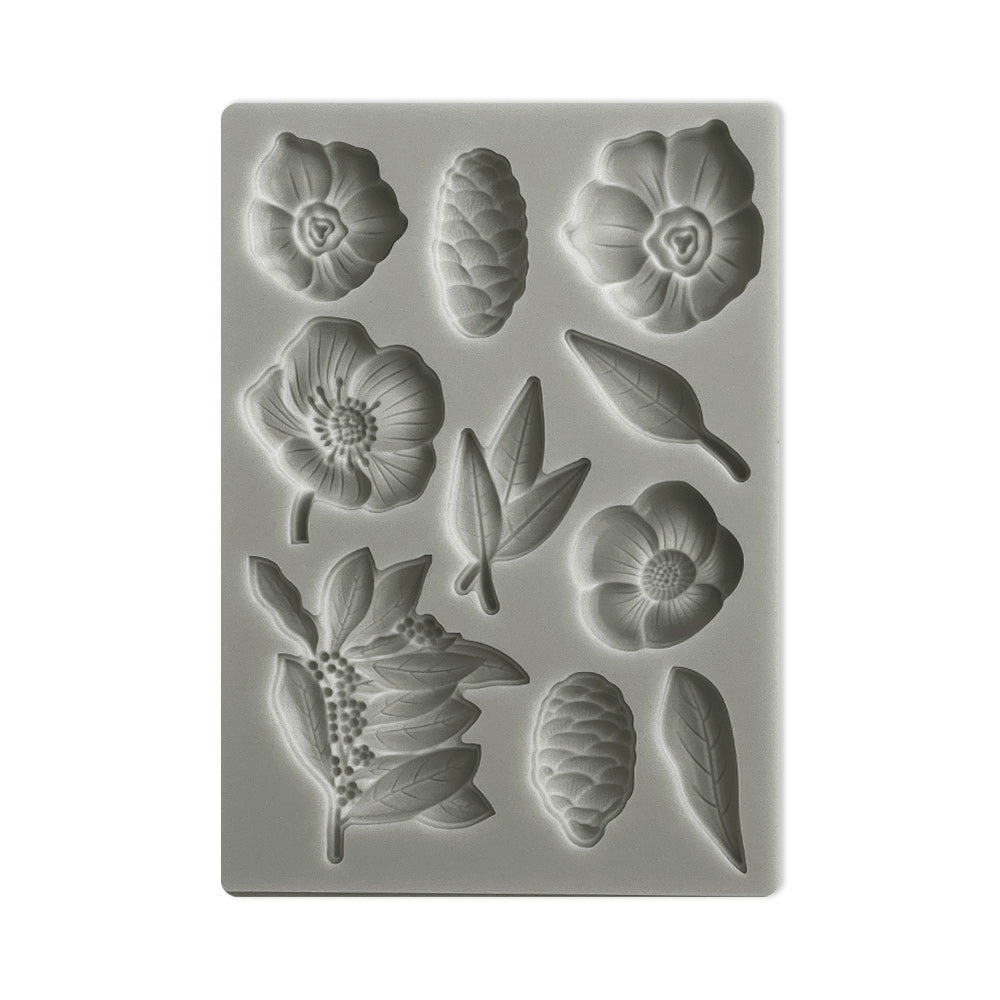 Stamperia  - Silicon mold A6 -  Pinecones