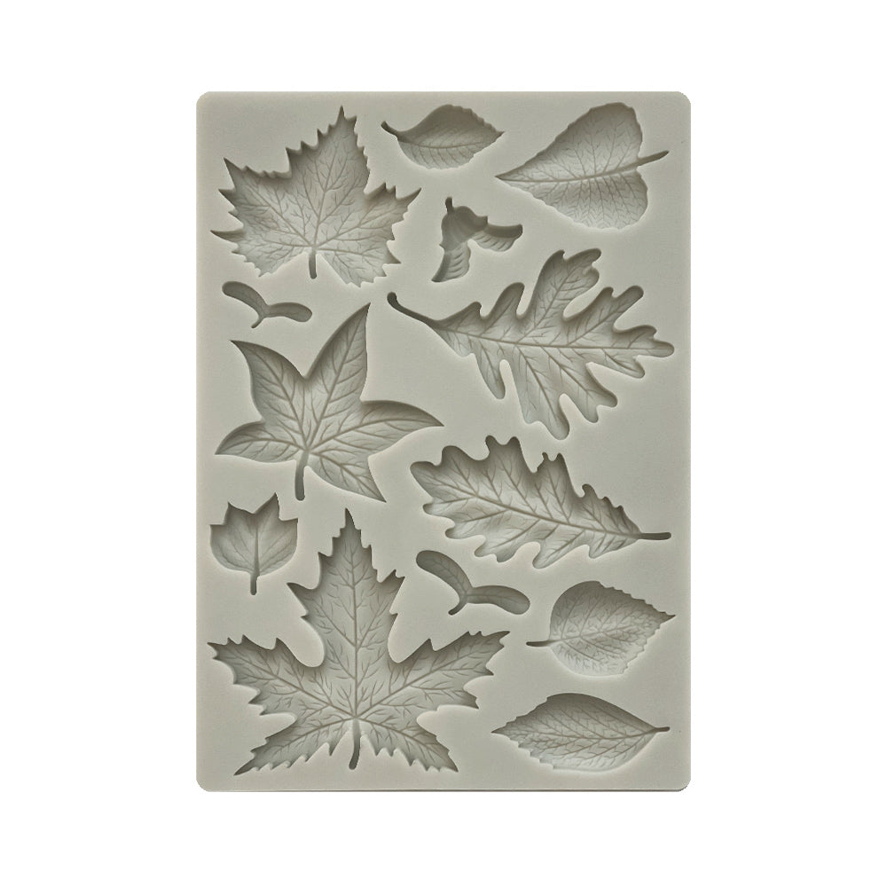 Stamperia  - Silicon mold A5 -  Woodland Leaves