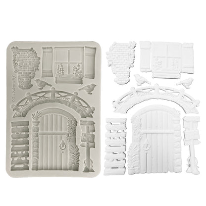 Stamperia  - Silicon mold A5 - Herbarium Silvae - Bridge