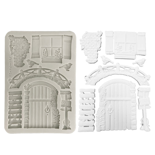 Stamperia  - Silicon mold A5 - Herbarium Silvae - Bridge