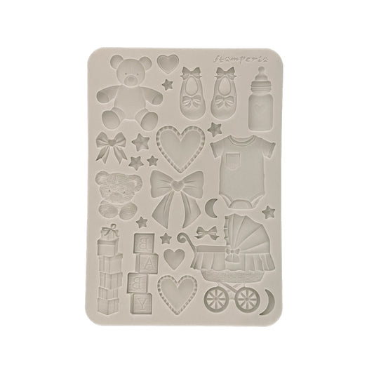 Stamperia  - Silicon mold A5 - Baby Accessories