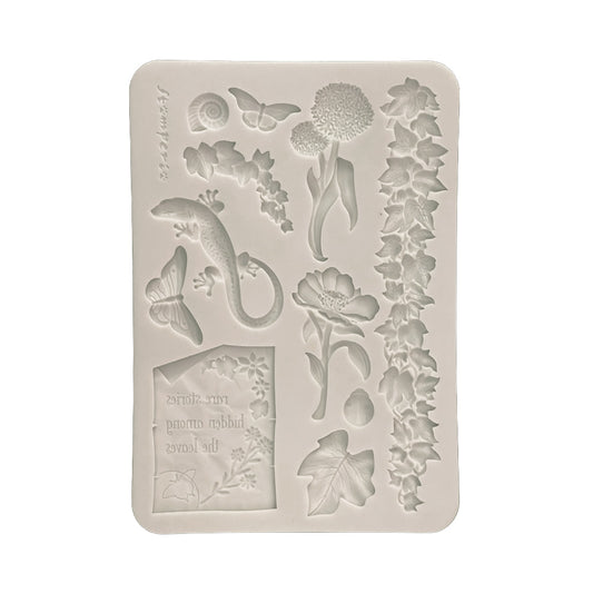 Stamperia  - Silicon mold A5 - All Around Flowers and Leaves