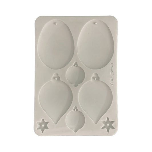 Stamperia  - Silicon mold A5 - Christmas Balls