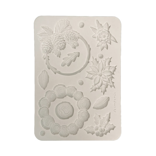 Stamperia  - Silicon mold A5 - Christmas garland