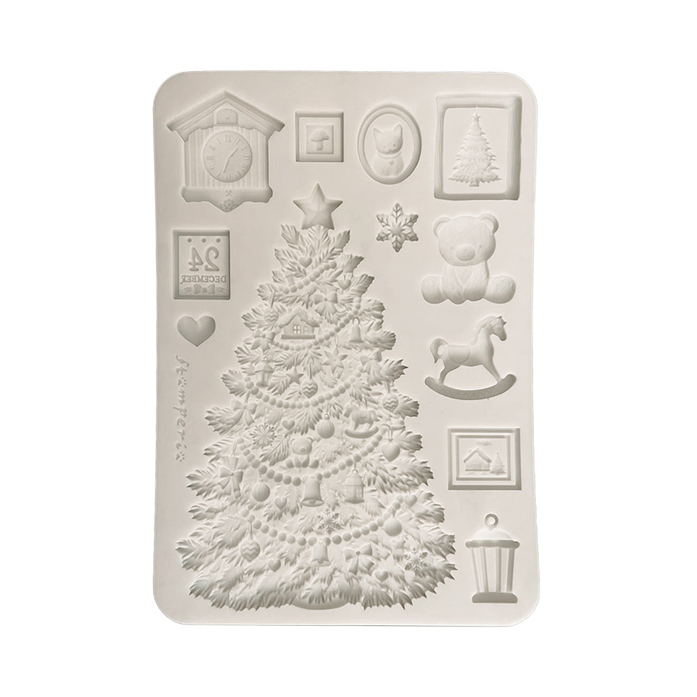 Stamperia  - Silicon mold A5 - Christmas tree