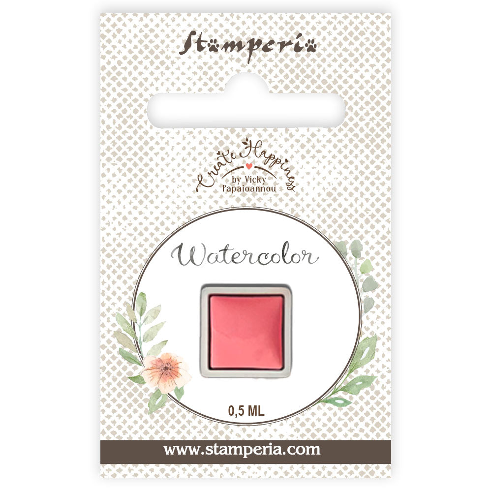 Pre Order - Stamperia- Create Happiness - Watercolours refill - Pink