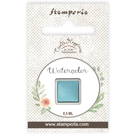 Pre Order - Stamperia- Create Happiness - Watercolours refill - Light Blue