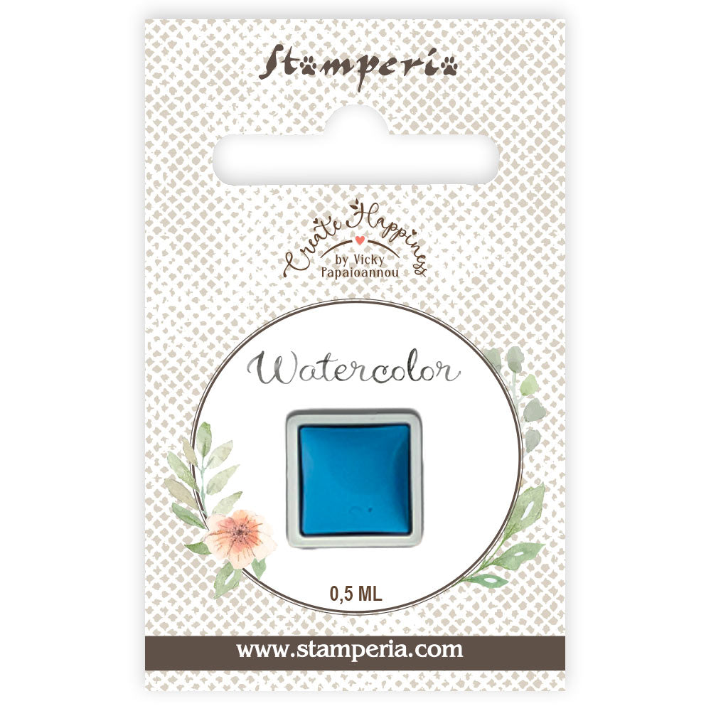 Stamperia- Create Happiness - Watercolours refill - Cerulean Blue