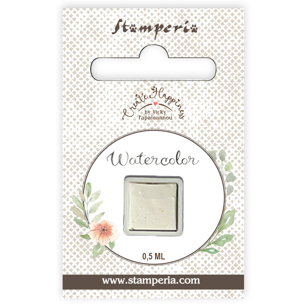 Pre Order - Stamperia- Create Happiness - Watercolours refill - White