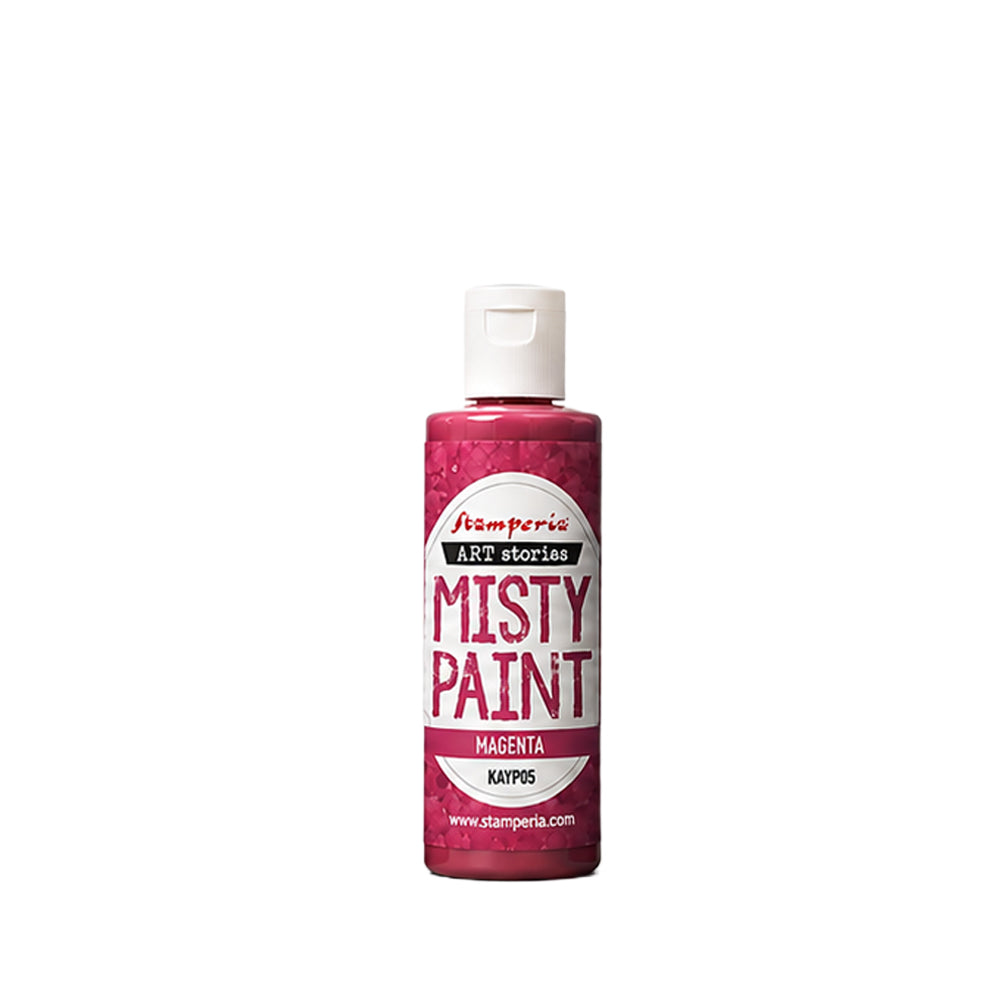 Stamperia - Art Stories - Misty Paint - Magenta