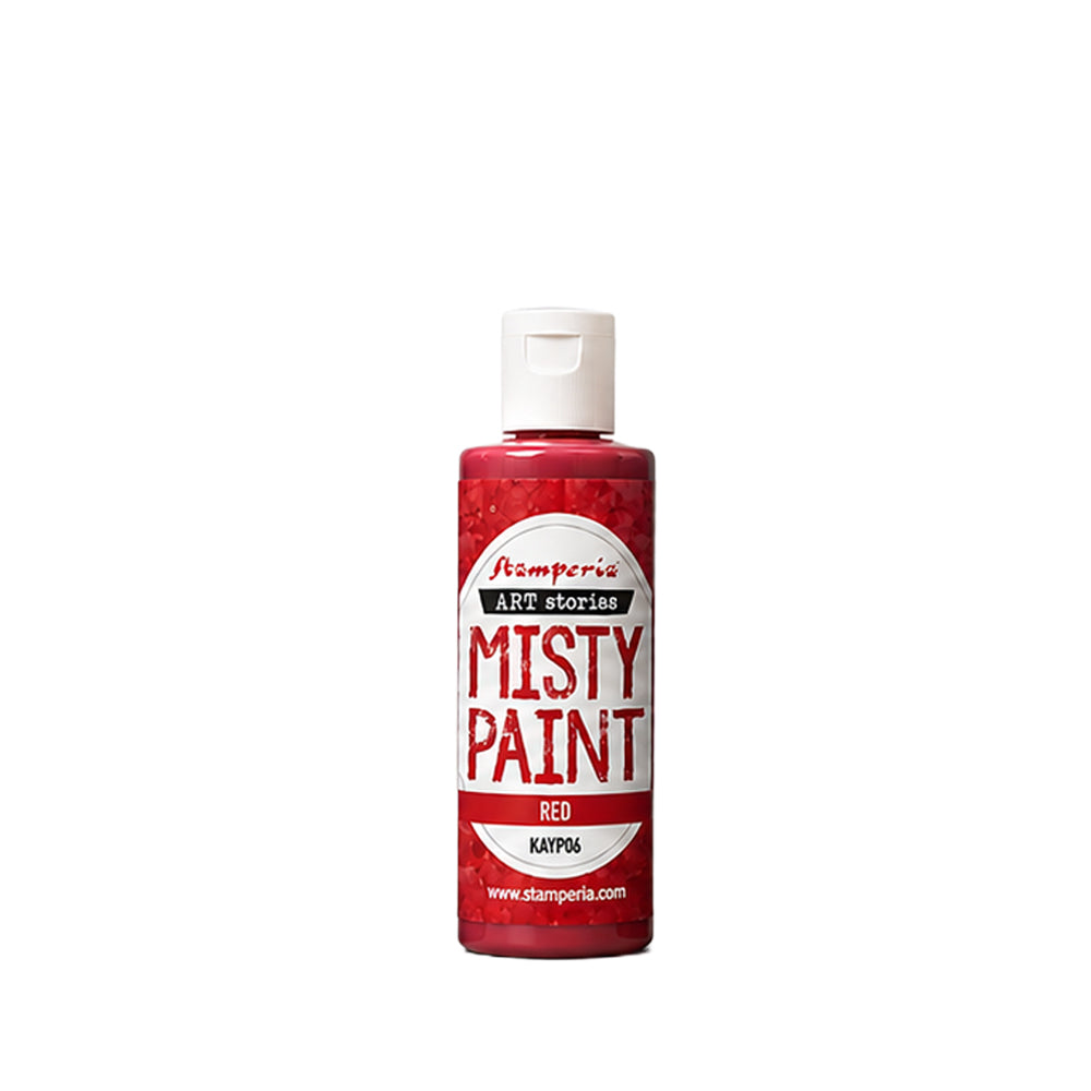 Stamperia - Art Stories - Misty Paint - Red