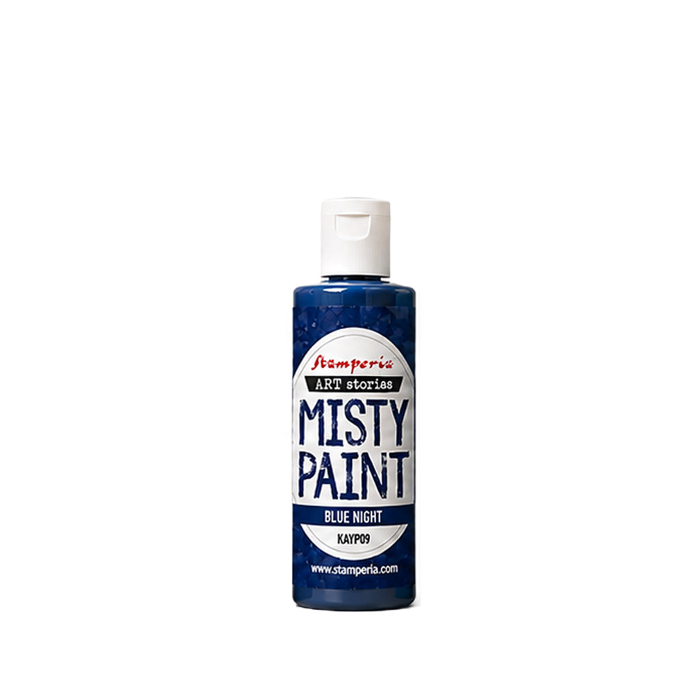 Stamperia - Art Stories - Misty Paint - Blue night