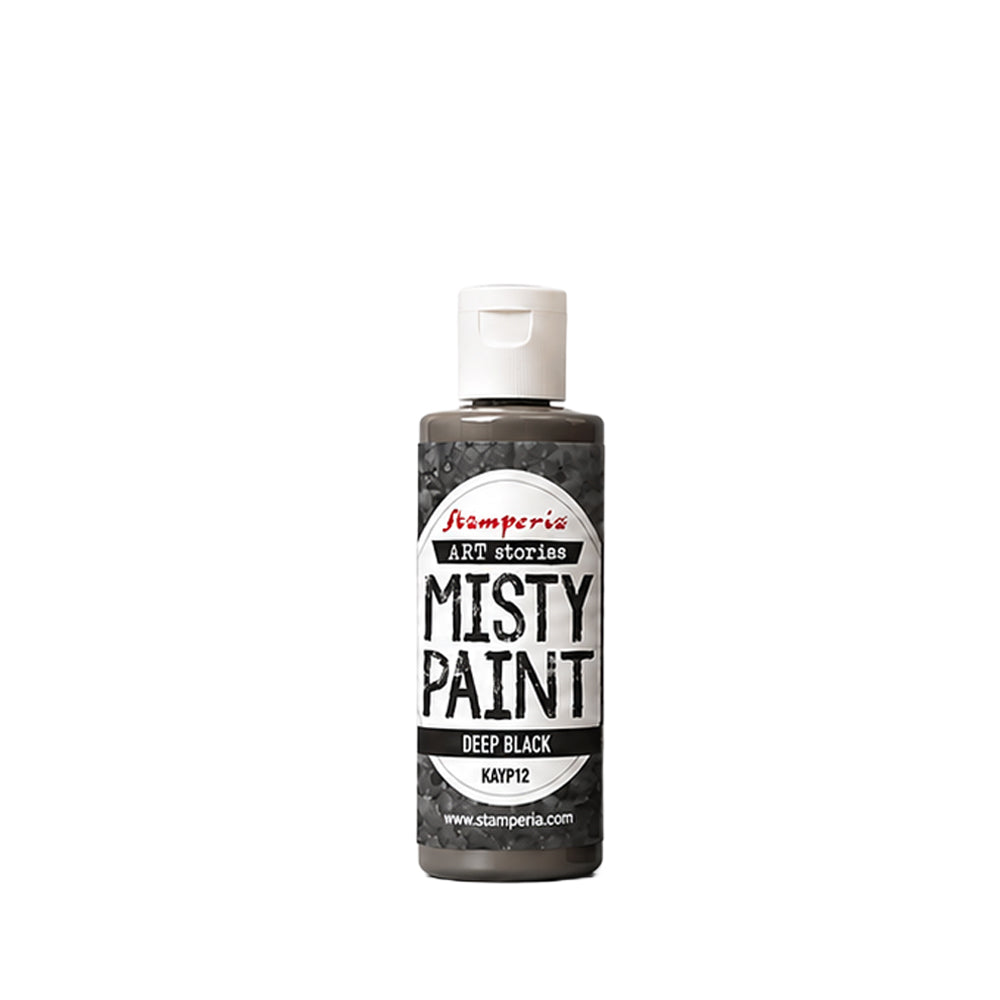 Stamperia - Art Stories - Misty Paint - Deep Black