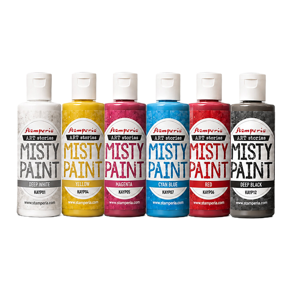 Stamperia - Art Stories - Misty Paint Selection - Primary Colours