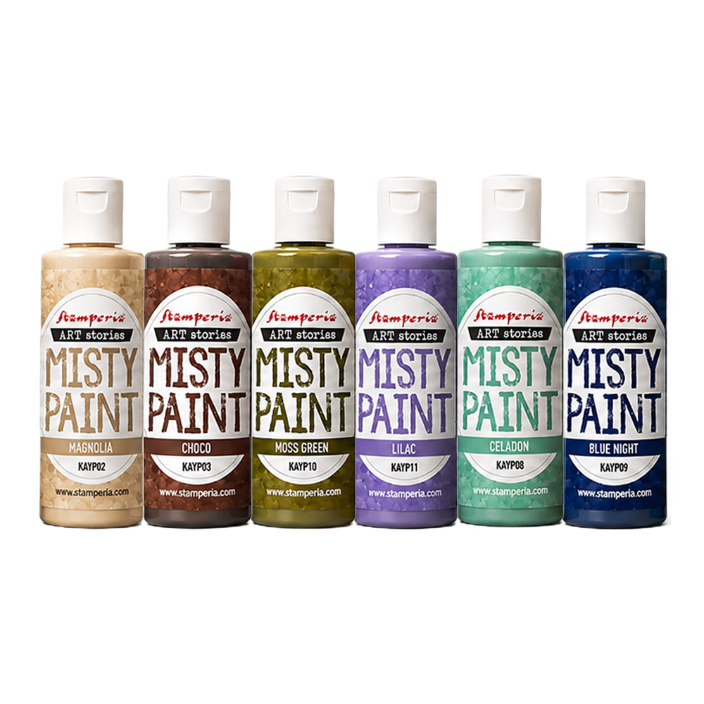 Stamperia - Art Stories - Misty Paint Selection - Nature Colours