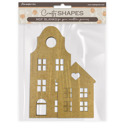 Stamperia - Crafty Shapes - Houses