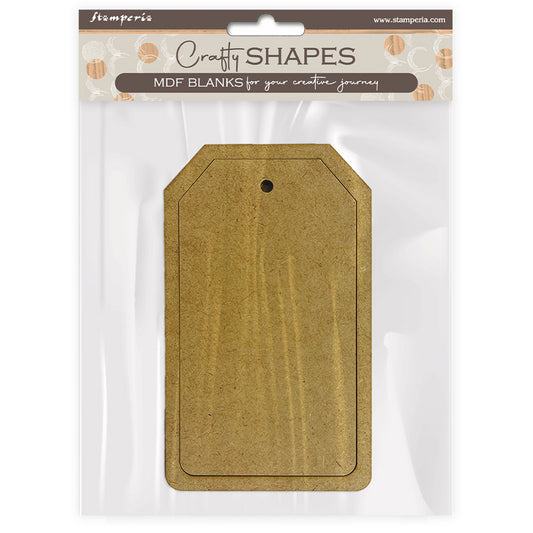 Stamperia - Crafty Shapes - Rectangular tag