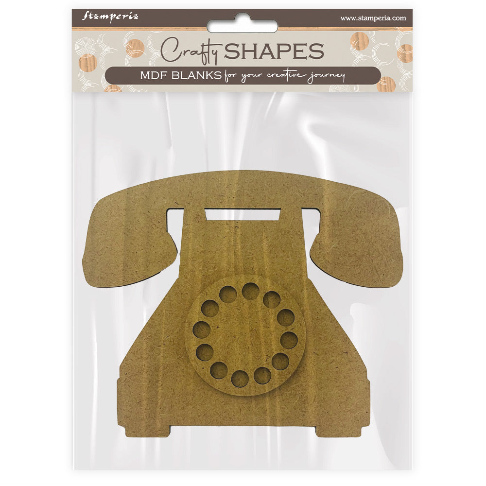 Stamperia - Crafty Shapes - telephone