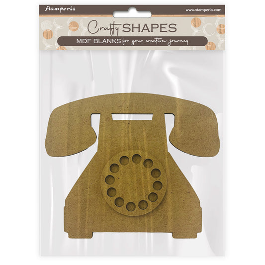 Stamperia - Crafty Shapes - telephone