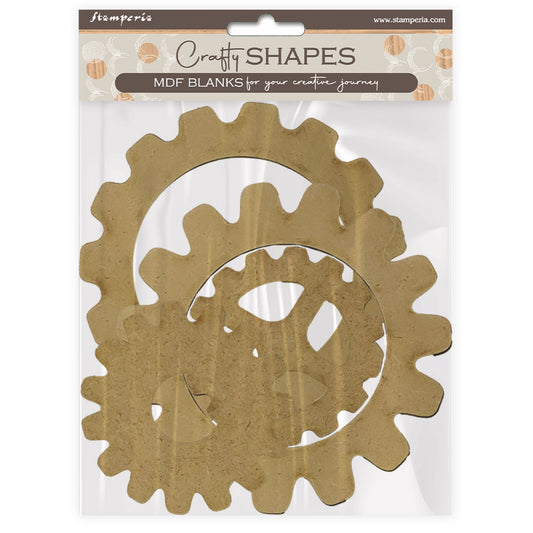 Pre Order - Stamperia - Crafty Shapes - Master of Magic gears