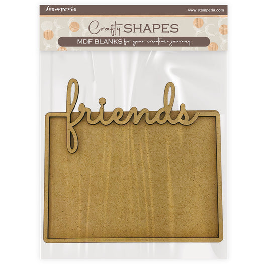 Stamperia - Crafty Shapes - Furry Friends Plate Friends