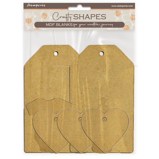 Stamperia - Crafty Shapes - Baby plates