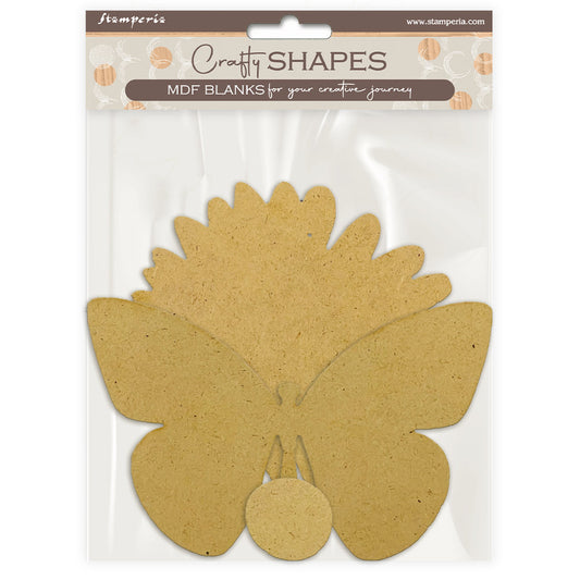Stamperia - Crafty Shapes - Daisy Art - Daisy and Butterfly
