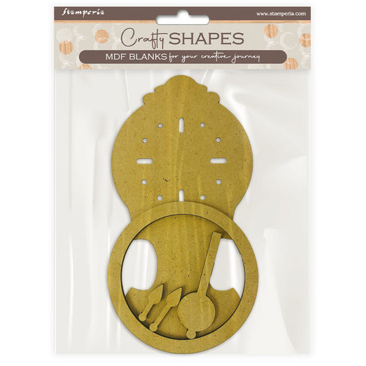 Stamperia - Crafty Shapes - Garden of Time - Pendulum clock