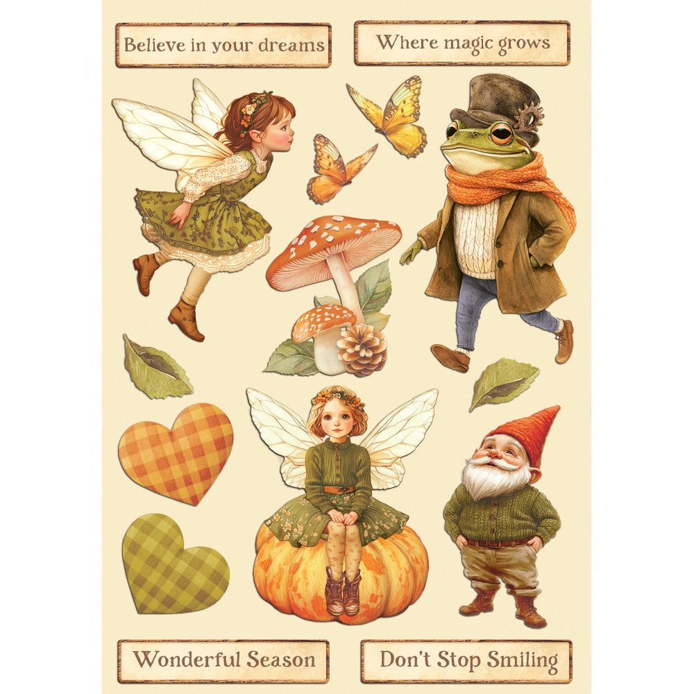 Stamperia - A5 - Wooden Shapes - Whispering Woods