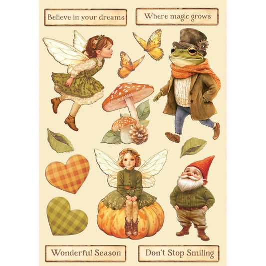 Stamperia - A5 - Wooden Shapes - Whispering Woods