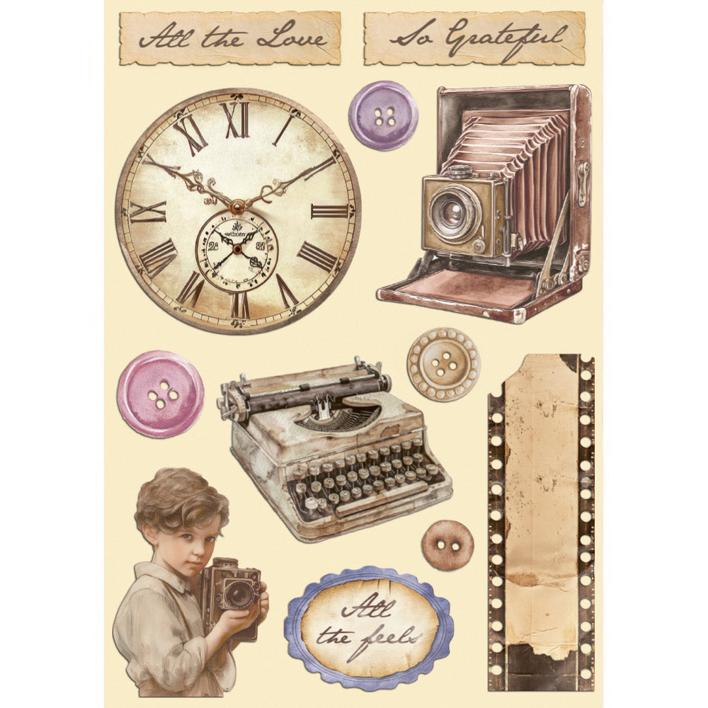 Stamperia - A5 - Wooden Shapes - Quiet Days