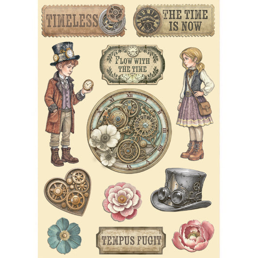 Stamperia - A5 - Wooden Shapes - Garden of Time