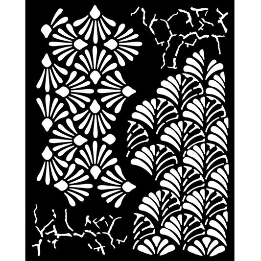 Stamperia - Mix Media Stencil - 20 X 25  Alterego mixed patterns