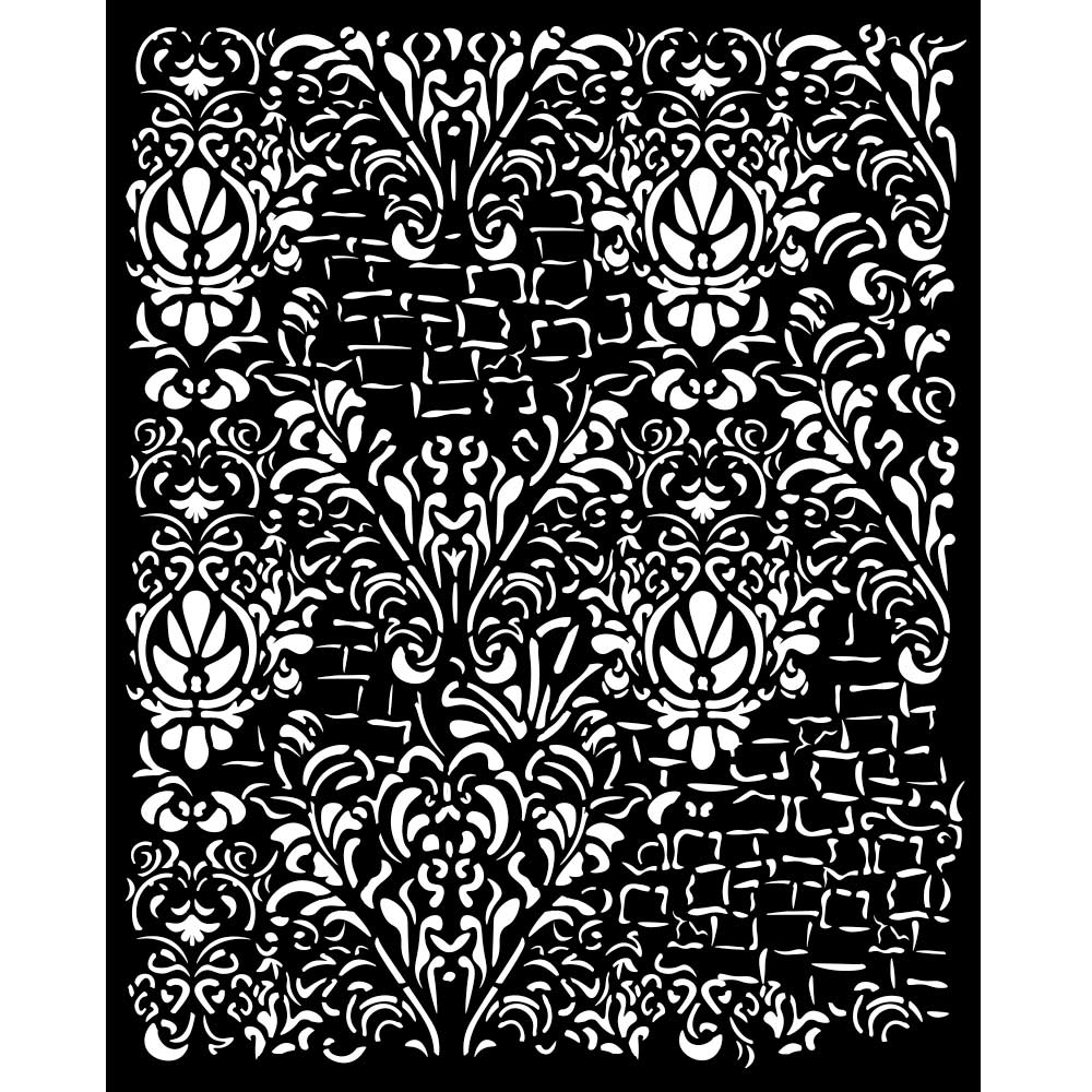 Stamperia - Mix Media Stencil - 20 X 25  Master of Magic tapestry