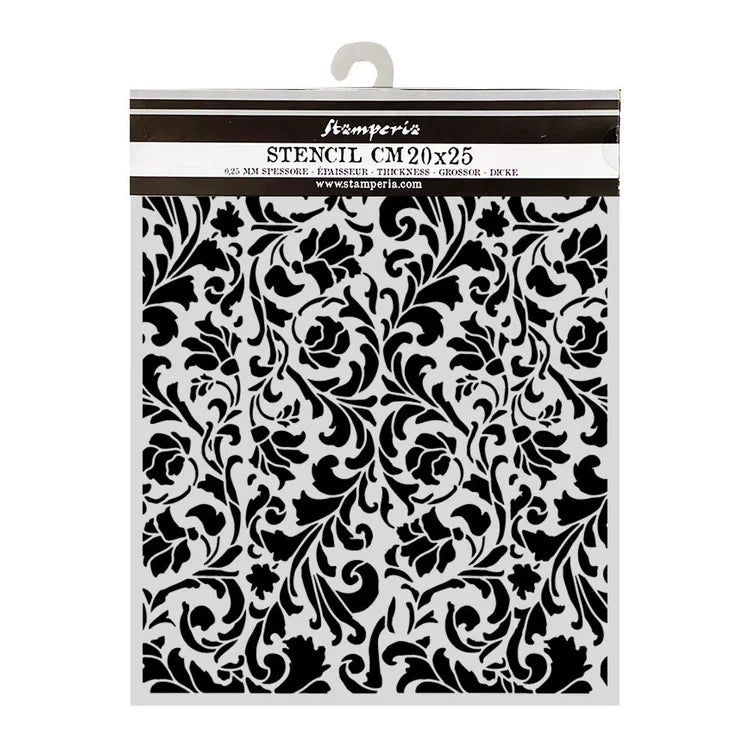 Stamperia - Mix Media Stencil - 20 X 25 Wonderland tapestry