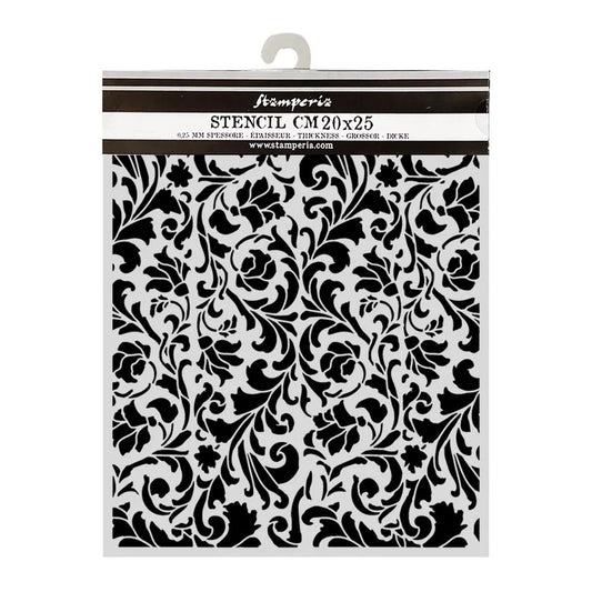 Stamperia - Mix Media Stencil - 20 X 25 Wonderland tapestry