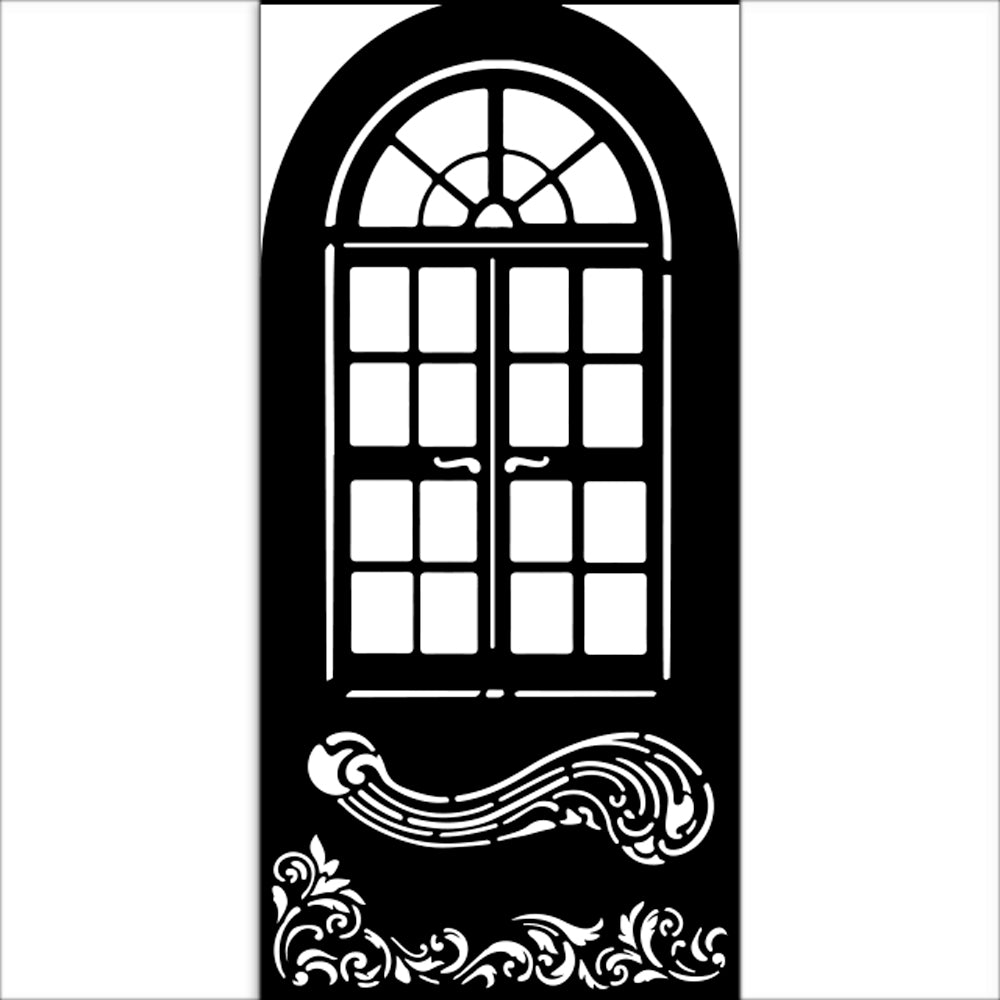 Stamperia- Thick Stencil 12 X 25cm- Masquerade window