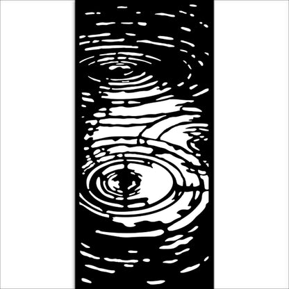 Stamperia- Thick Stencil 12 X 25cm- Herbarium Silvae - Water Pattern